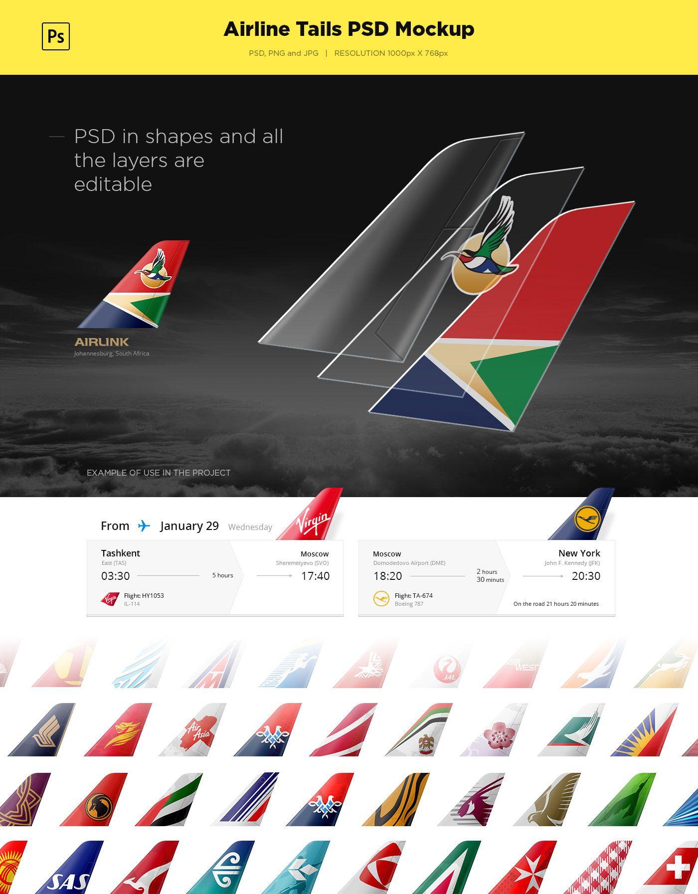 Airline Tail Logo - Airline Liveries v.1 on Behance