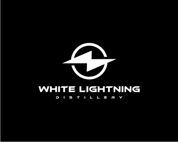 White Lightning Logo - White Lightning Distillery Logo Design