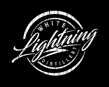 White Lightning Logo - White Lightning Distillery Logo Design