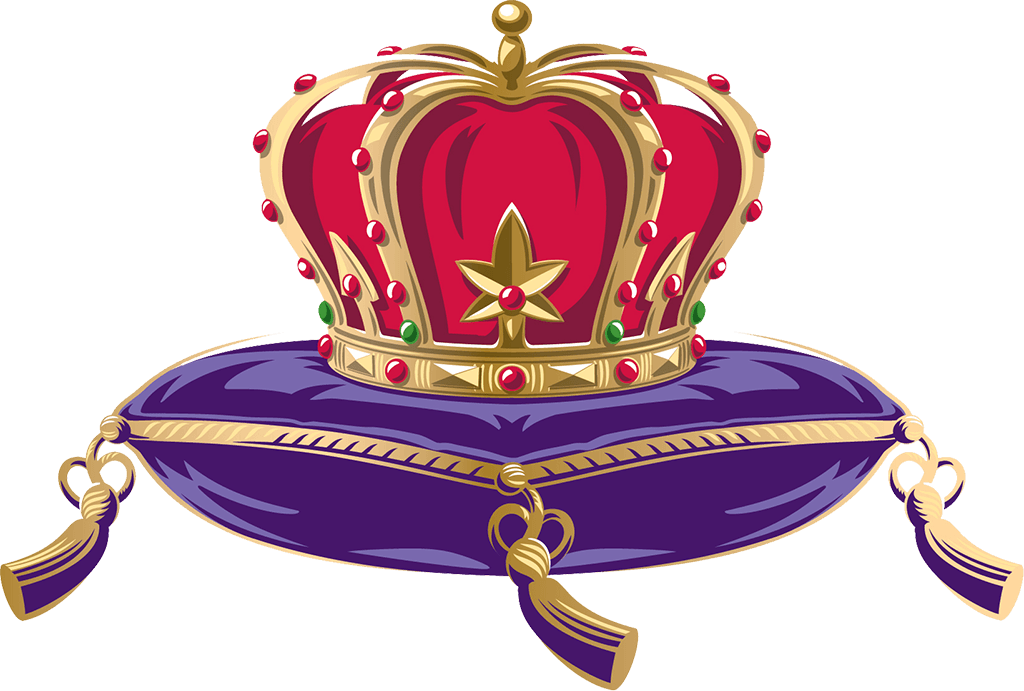 Red Crown Royal Logo - Crown pillow picture royalty free stock - RR collections