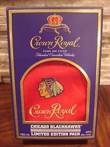 Red Crown Royal Logo - CROWN ROYAL CHICAGO BLACKHAWKS LIMITED EDITION PACK BAG & BOX ...