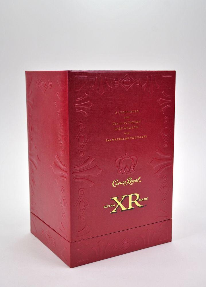Red Crown Royal Logo - CROWN Royal XR Box & Bottle 750mL Waterloo Distillery Extra Rare