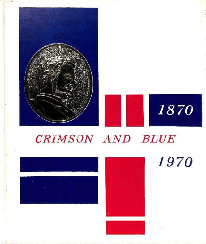 Crimson and Blue Logo - The Crimson and Blue 1970 · Council Bluffs Public Library