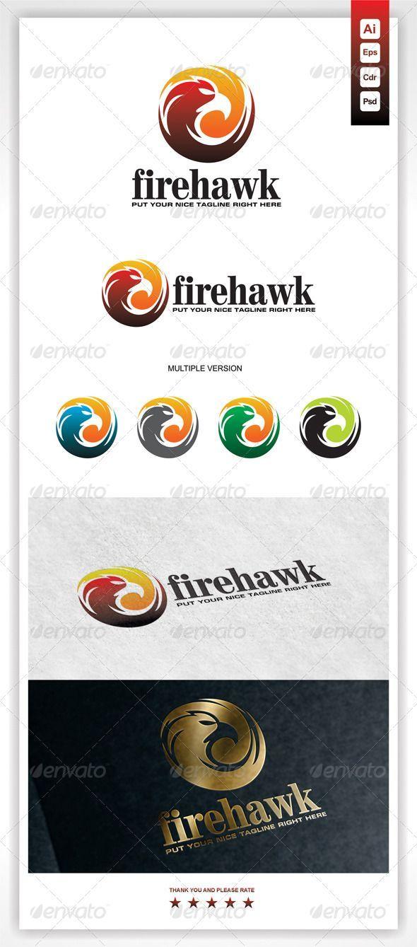 Fire Hawks Logo - Fire Hawk Logo Template | Logo Templates | Pinterest | Logo ...