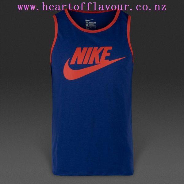 Crimson and Blue Logo - Mens Nike Light Crimson Deep Royal Blue Vivid Orange Sportswear Ace ...