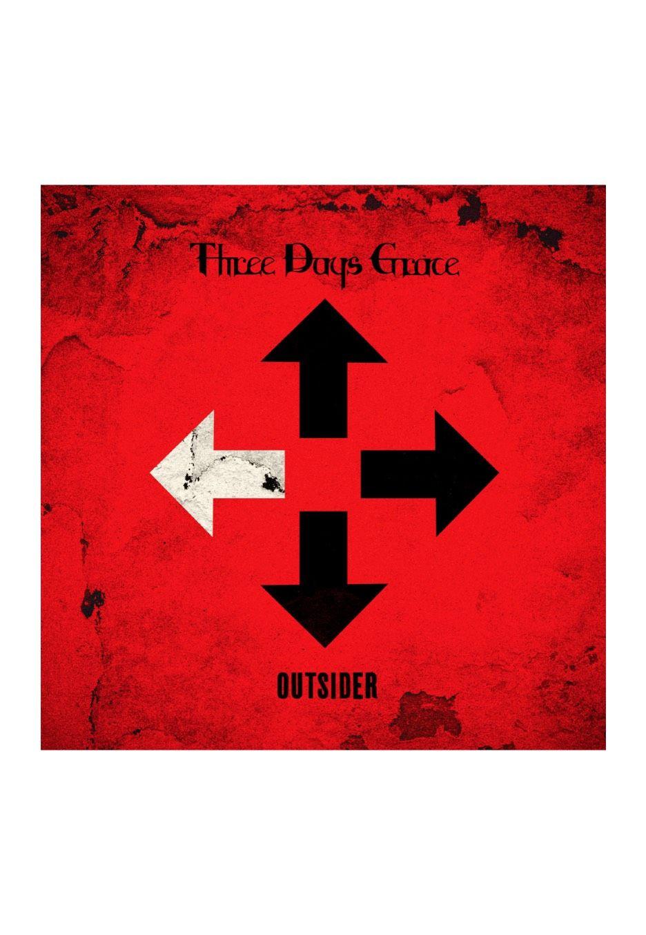 Three Days Grace Logo - Three Days Grace - Outsider - CD - Official Rock Merchandise Shop ...