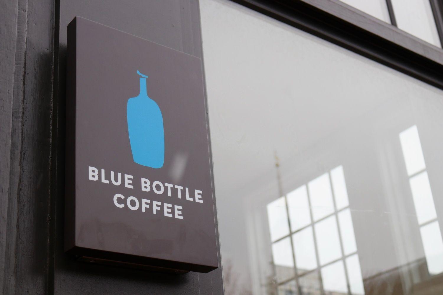 Crimson and Blue Logo - Blue Bottle Coffee Opens With Crowds, Free Caffeine | News | The ...