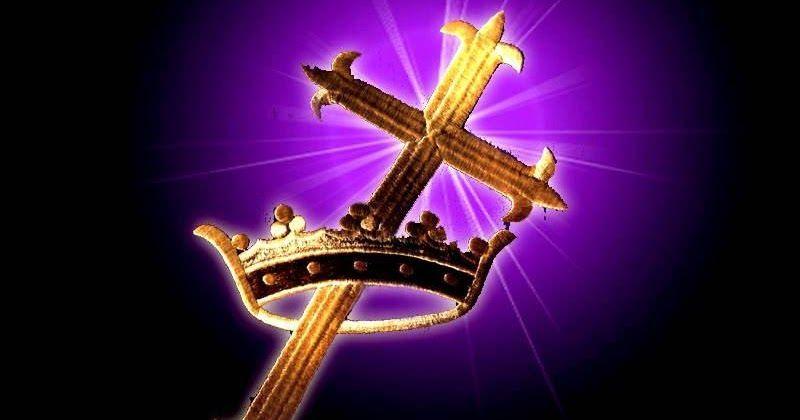 Gold Cross with Crown Logo - Traveling Templar: The Crown and the Cross