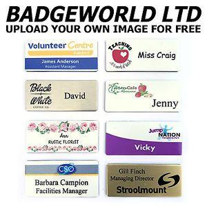 Personal Product Logo - Staff ID Tags Personalised Name Badges Gym Personal Trainer