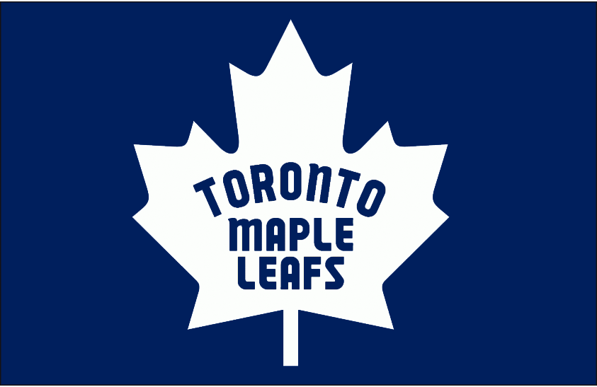 Canada White Logo - Toronto Maple Leafs Jersey Logo - National Hockey League (NHL ...