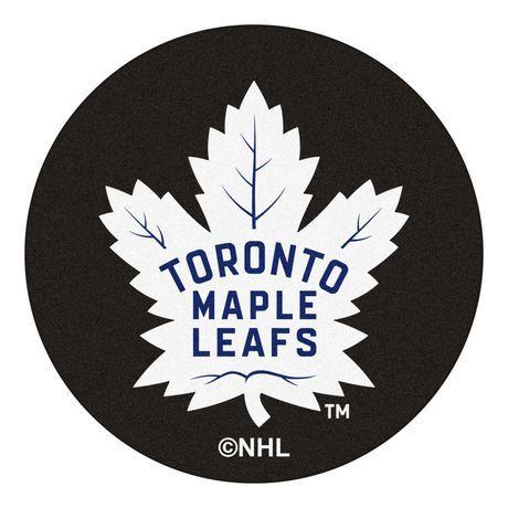 Toronto Maple Leafs Hockey Logo - NHL Toronto Maple Leafs Hockey Puck Rug