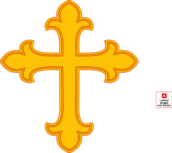 Gold Cross with Crown Logo - Crown with a cross clip art transparent download - RR collections