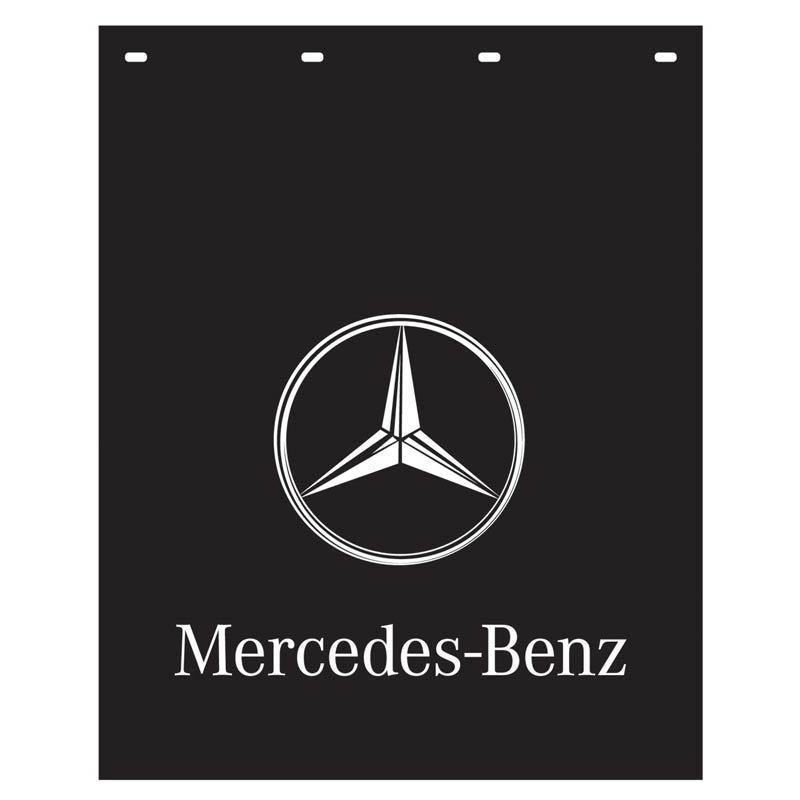 Benz Logo - Mercedes Benz Logo Mud Flap 24 X 30's Truck Parts