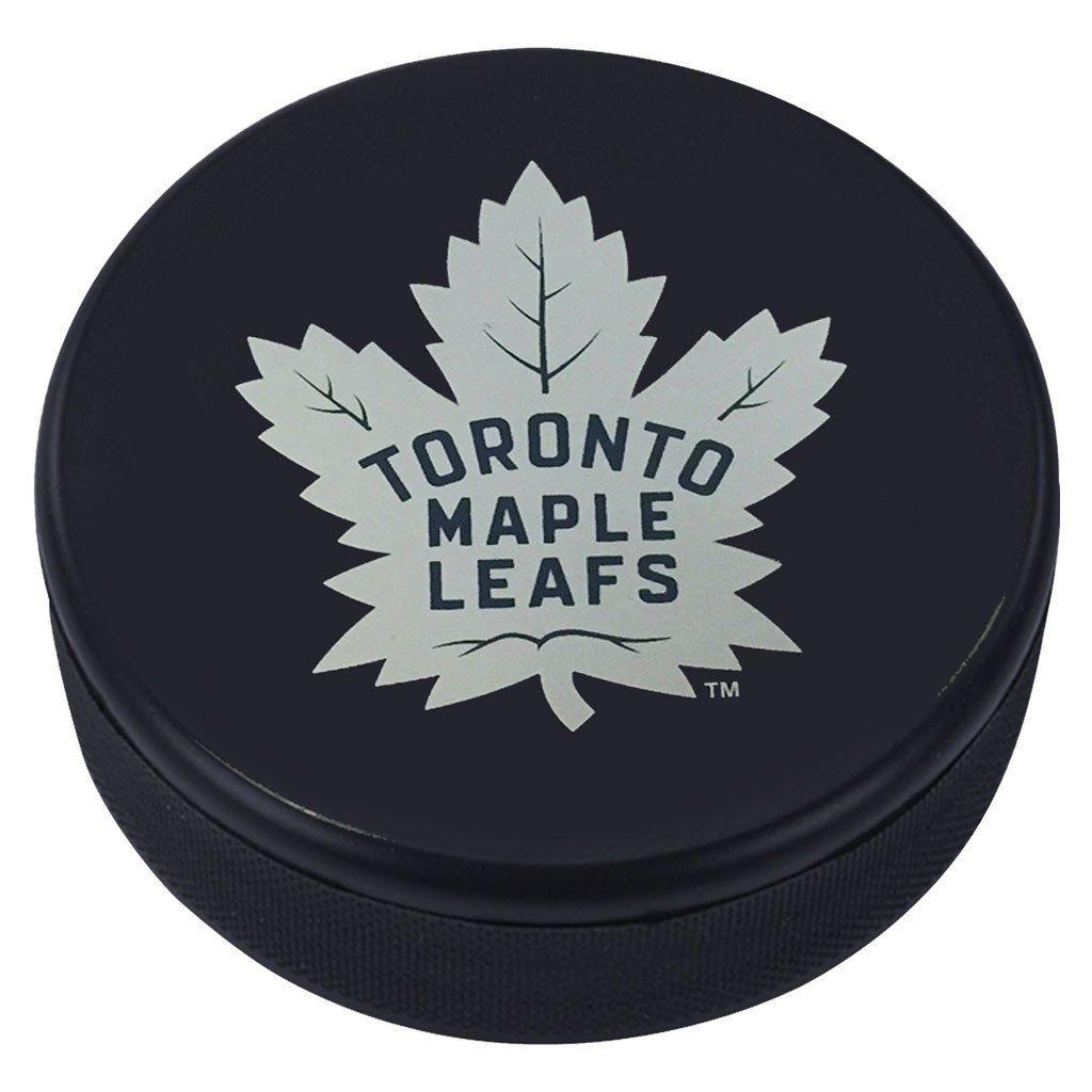 New Maple Leafs Logo - Toronto Maple Leafs New Logo Souvenir Puck – shop.realsports