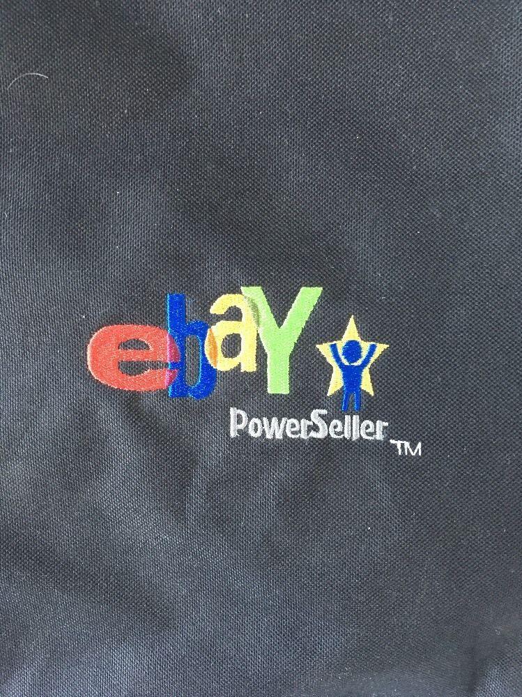 Red and Green Power Logo - Ebay Live 2008 Power Seller Logo Tote Bag Embroidered Black Red