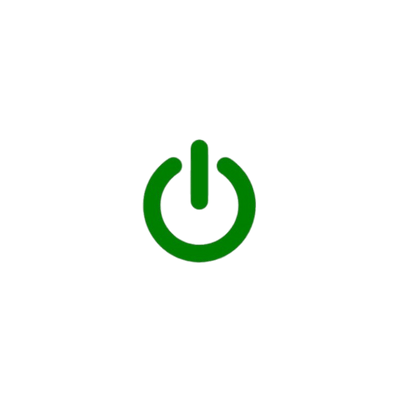 Red and Green Power Logo - Red Power Button transparent PNG - StickPNG
