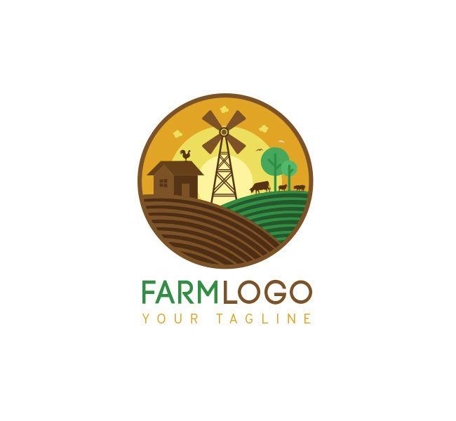 Farm Logo - Farm Logo & Bcard Template - The Design Love