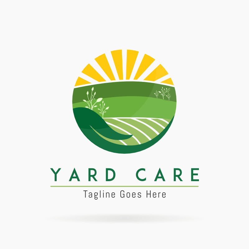Farm Logo - Yard Care Farm Logo Template | Bobcares Logo Designs Services