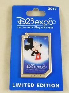Mickey 2017 Logo - Disney D23 Expo Logo 2017 Mickey Mouse Pin Brooch Pinback Limited ...