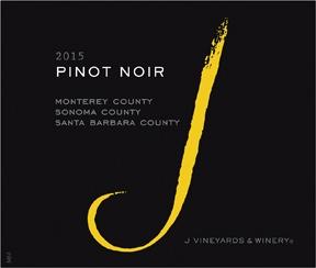 J Vineyards Logo - J Vineyards & Winery 2015 Pinot Noir (Monterey County-Sonoma County ...