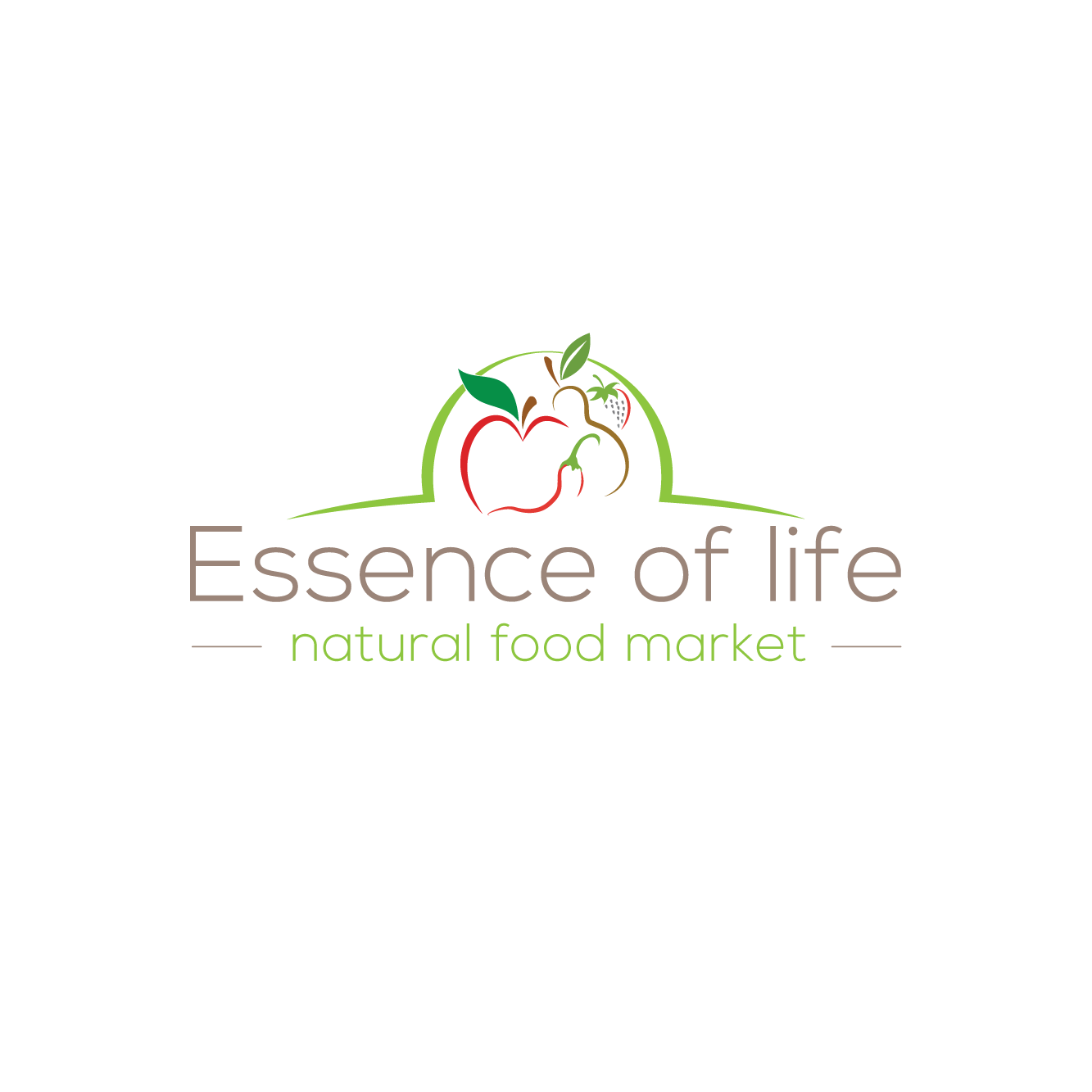 Food Market Logo - Upmarket, Elegant, Health And Wellness Logo Design for Essence