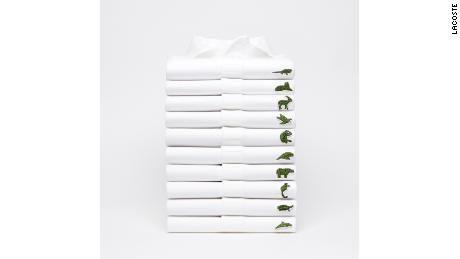 Lacoste Logo - Lacoste temporarily changes logo to raise awareness for endangered ...