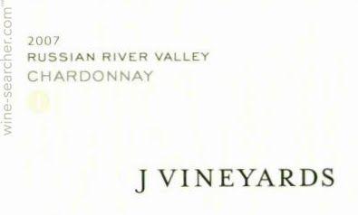 J Vineyards Logo - 2007 J Vineyards & Winery Chardonnay, Russian ... | prices, stores ...