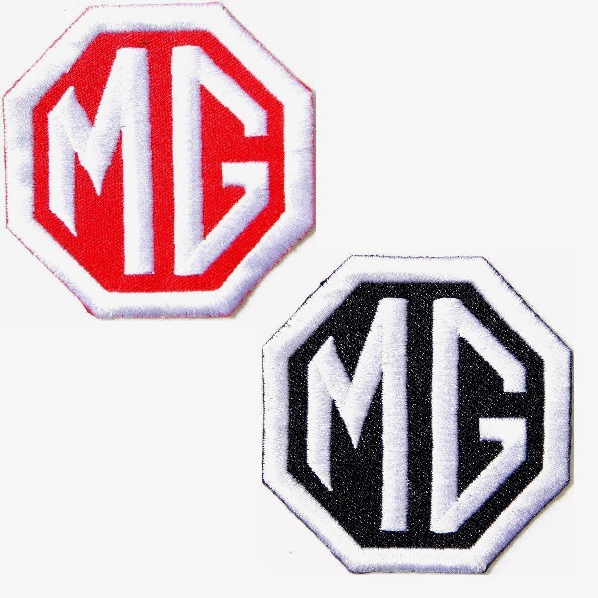Morris Car Logo - MG Morris Garage Racing Car Logo Embroidered Iron/Sew on Patch Badge ...