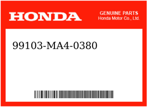Slow Honda Logo - Honda OEM Part 99103 MA4 0380 JET, SLOW 757480590568