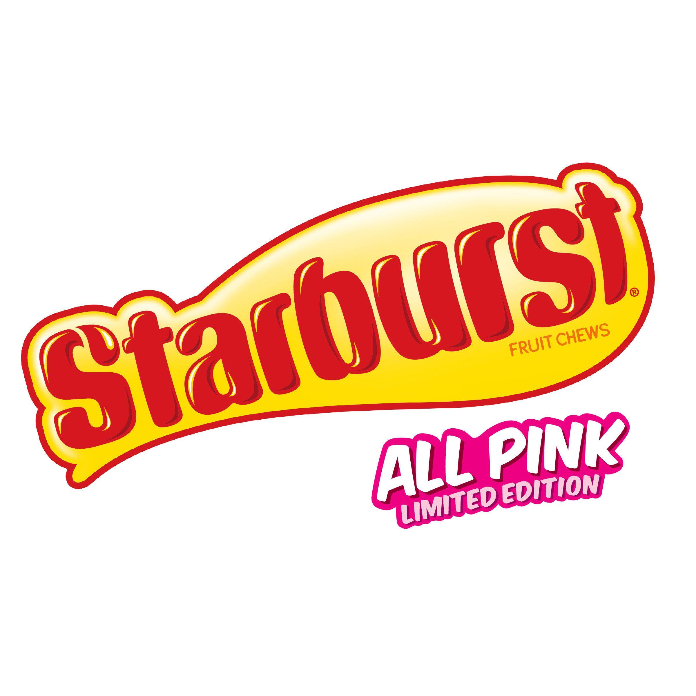 Starburst Logo - STARBURST Celebrates Return Of Limited Edition All Pink With New