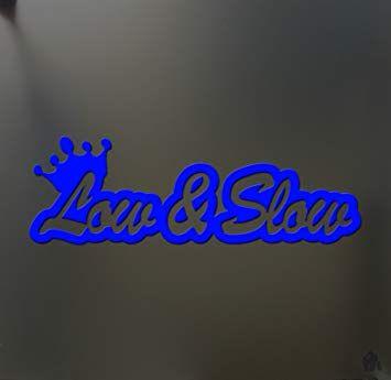 Slow Honda Logo - Amazon.com: Low and Slow sticker Funny JDM acura & honda lowered car ...