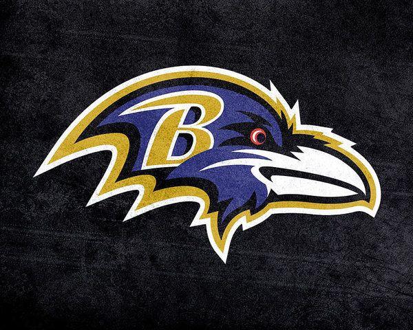 Ravens Logo - Baltimore Ravens Logo Digital Painting Poster by Eti Reid