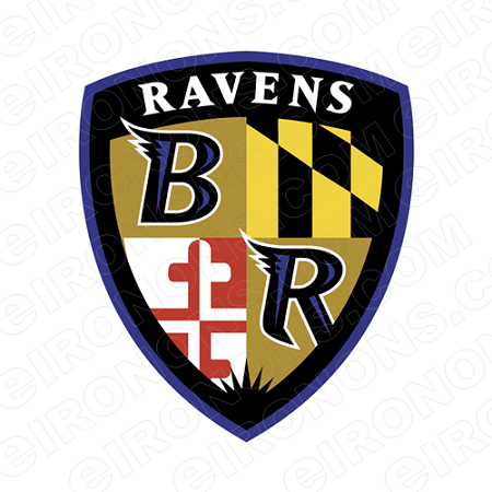 Baltimore Ravens Logo - BALTIMORE RAVENS LOGO SPORTS NFL FOOTBALL T-SHIRT IRON-ON TRANSFER ...