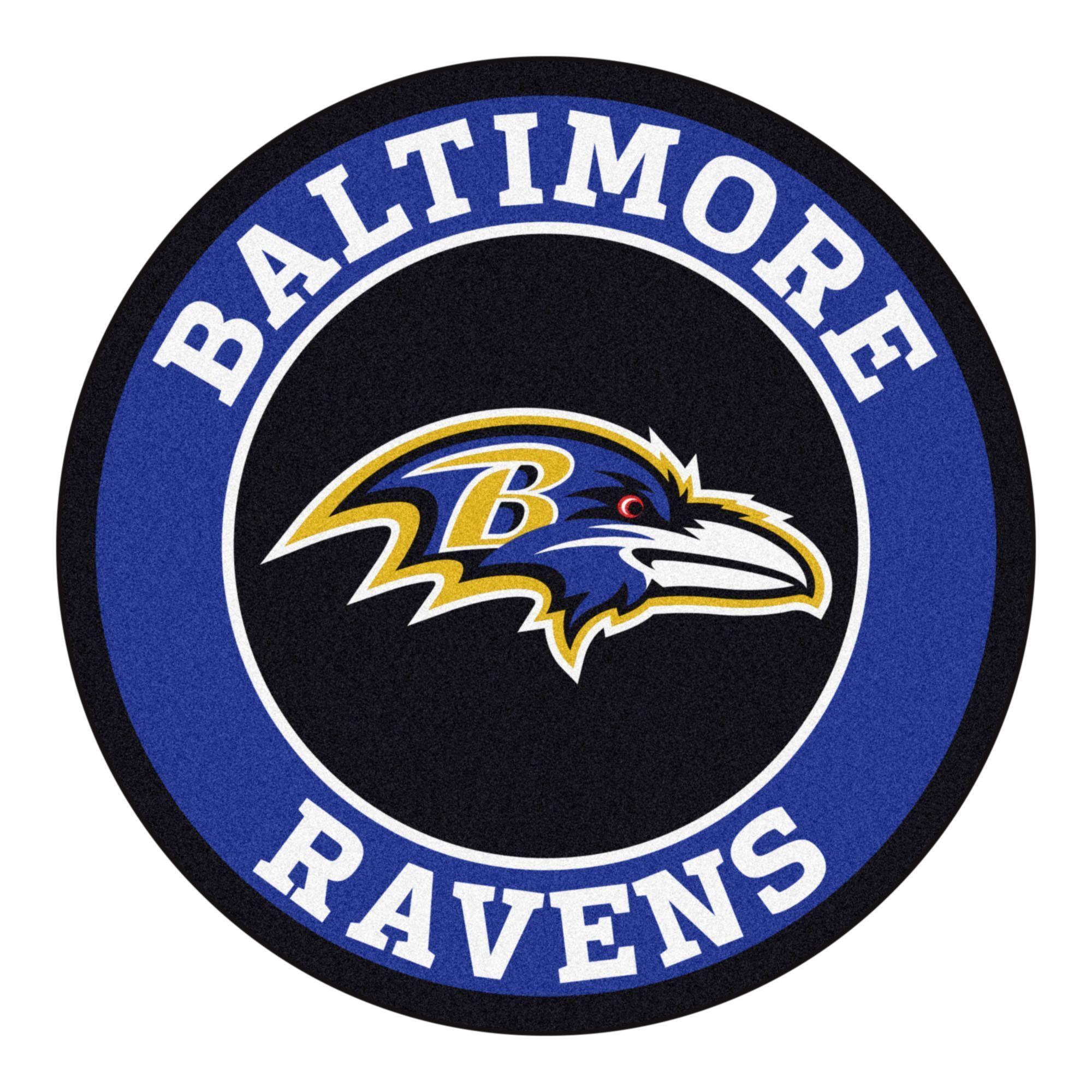 Baltimore Ravens Logo - NFL Baltimore Ravens Roundel Mat | football logos | Baltimore Ravens ...