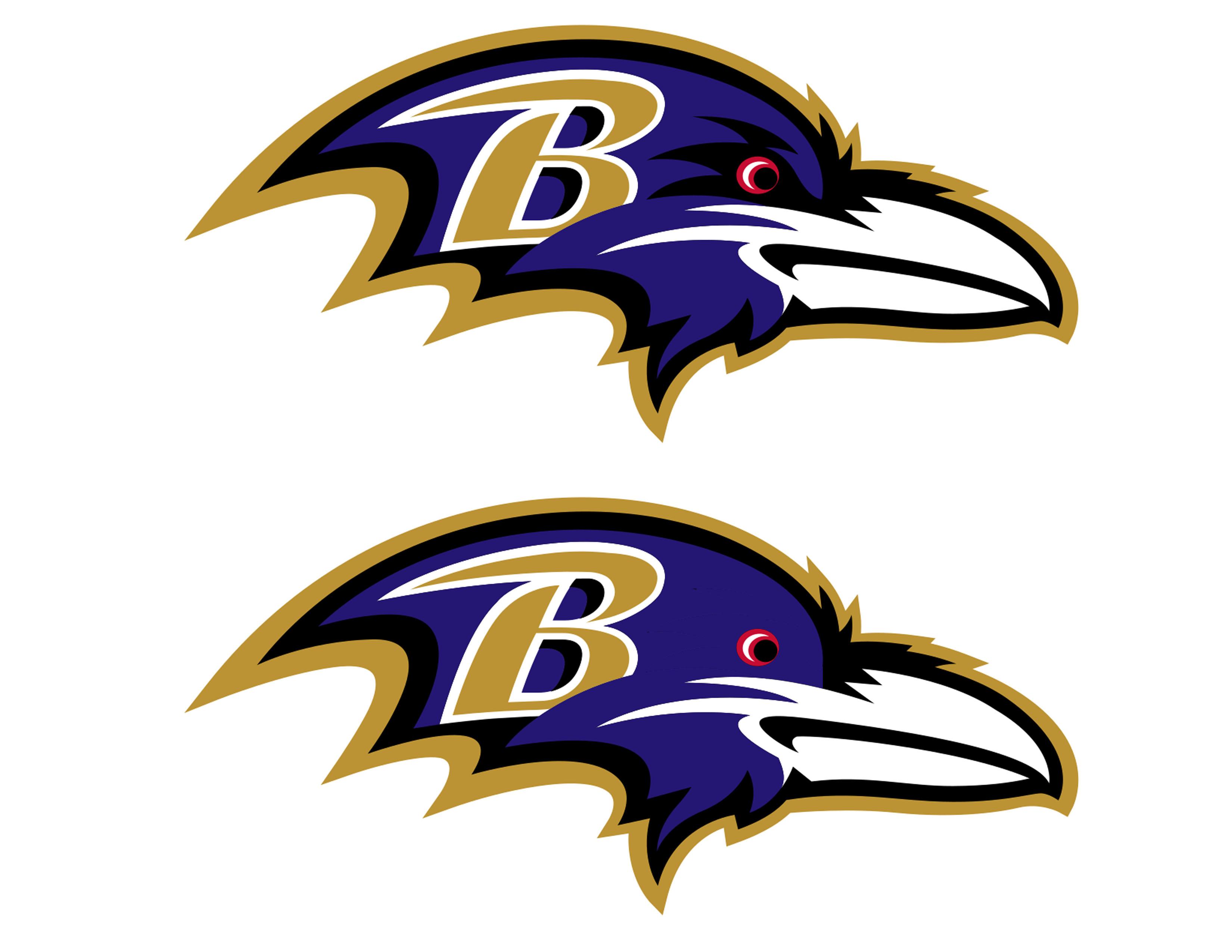 Baltimore Ravens Logo - The Baltimore Ravens logo with out eyebrows : ravens