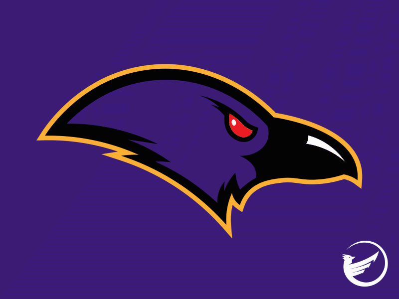 NFL Ravens Logo - Baltimore Ravens Logo Redesign Concept by Jai Black | Dribbble ...