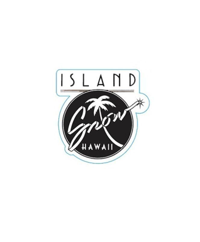 Hawaii Logo - Island Snow Hawaii Sticker - IS Original Logo 3 inch