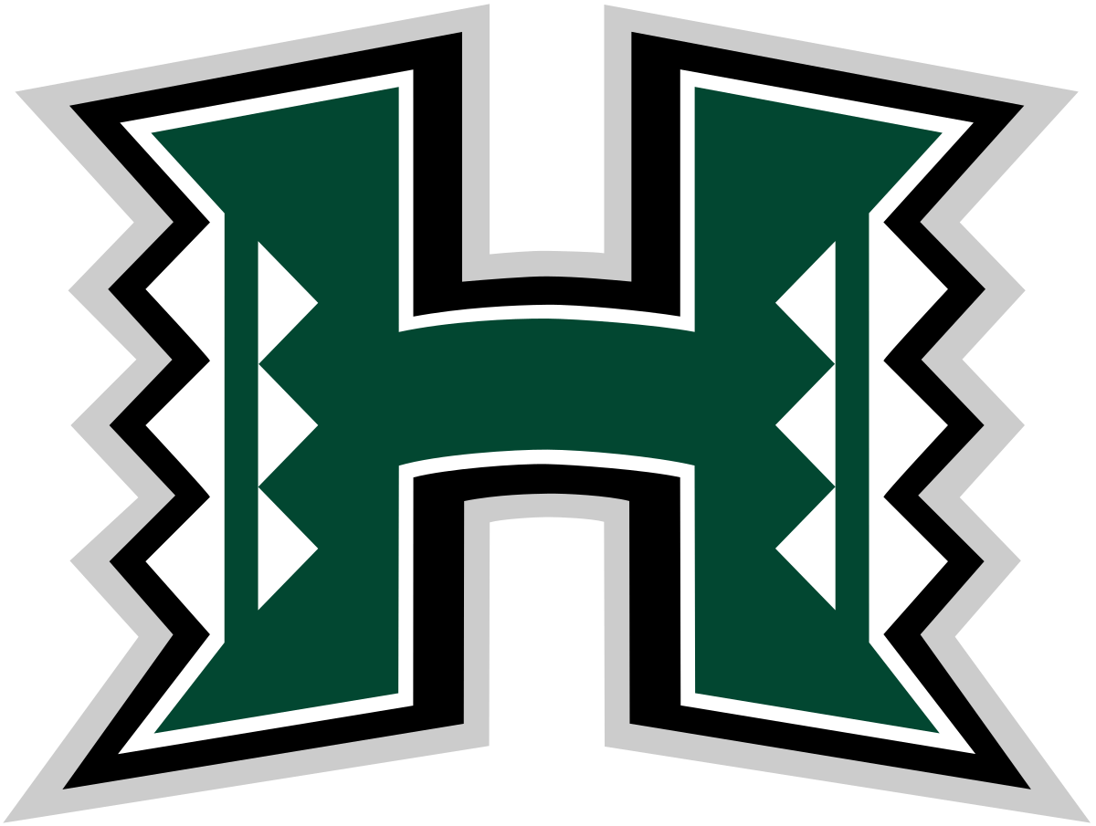 V Star College Football Logo - Hawaii Rainbow Warriors football