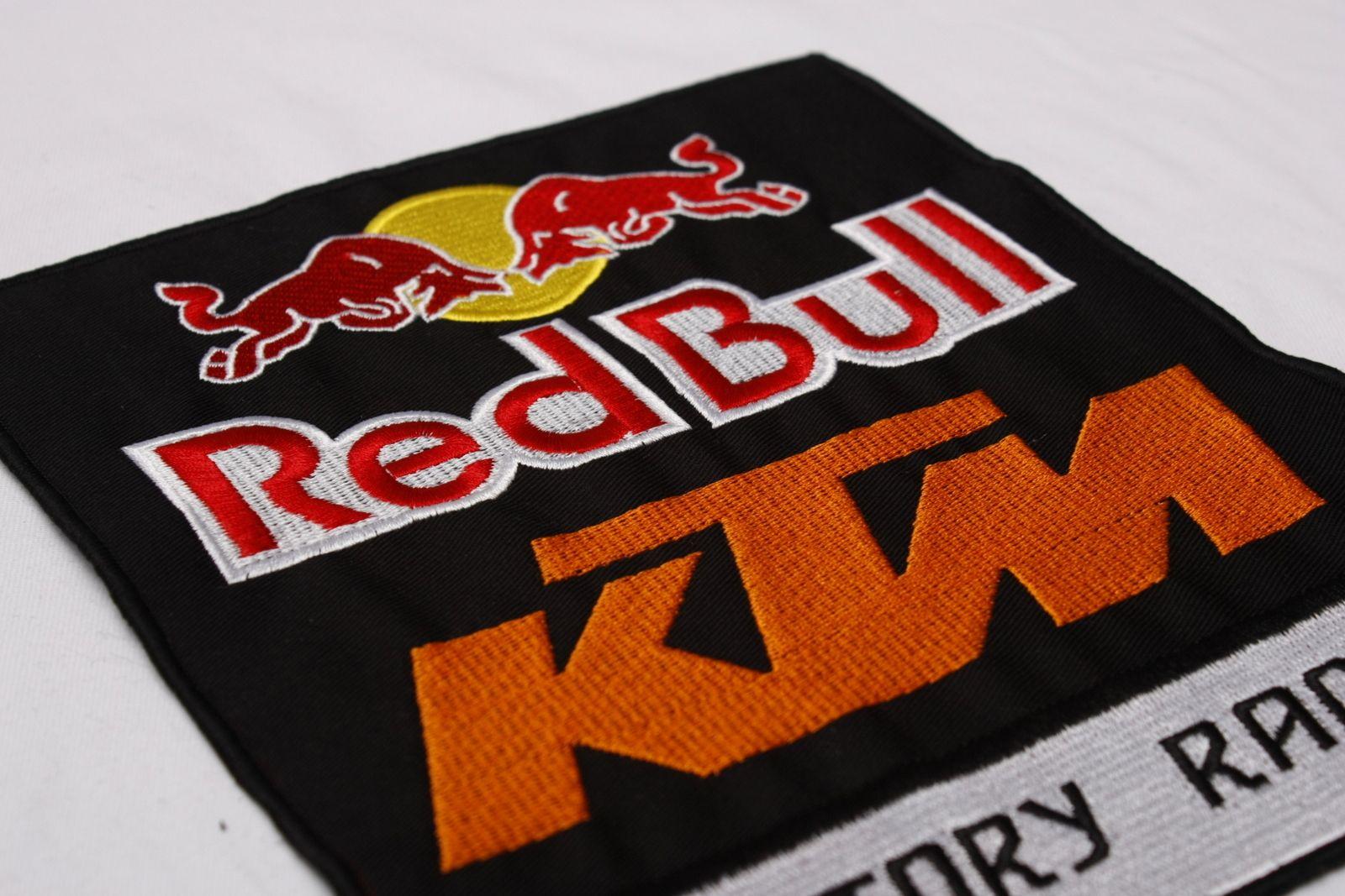 Factory KTM Logo - KTM & Red Bull patches – Custom Embroidered Patches – Highest ...