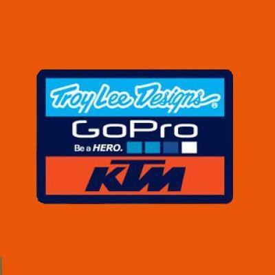 Factory KTM Logo - Troy Lee Designs Factory KTM | Moto-Master Brakes Systems