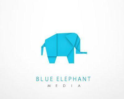 Blue Elephant Logo - Blue Elephant Media. LogoWorld. Elephant logo, Logos, Festival logo