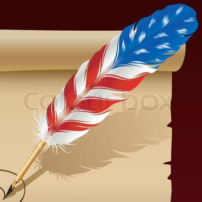 Red White Feather Logo - red, white & blue feather | Proud to be an American | Feather, Red ...