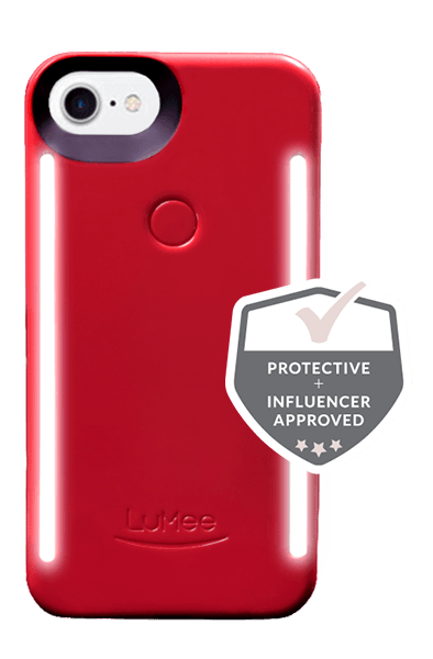Crimson Colored Logo - Crimson Red iPhone 8, 7, 6s, 6 Case – LuMee