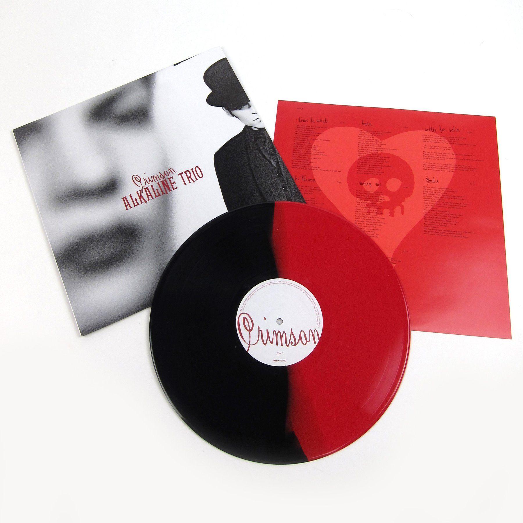 Crimson Colored Logo - Alkaline Trio: Crimson (Black & Red Split Vinyl) Vinyl LP ...