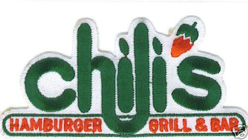 Chili's Logo - Chili's Restaurant Bar & Grill Official Logo Patch NEW. Ebay