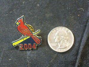 Cardinal On Bat Logo - 2004 St Louis Cardinals (Cardinal on Bat) Logo Lapel Hat Pin NMMT ...