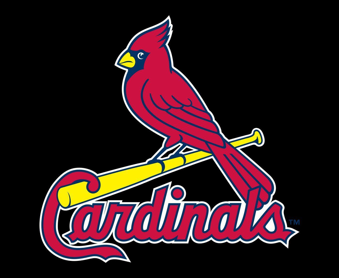 Cardinal On Bat Logo - symbol St. Louis Cardinals | All logos world | Pinterest | Cardinals ...