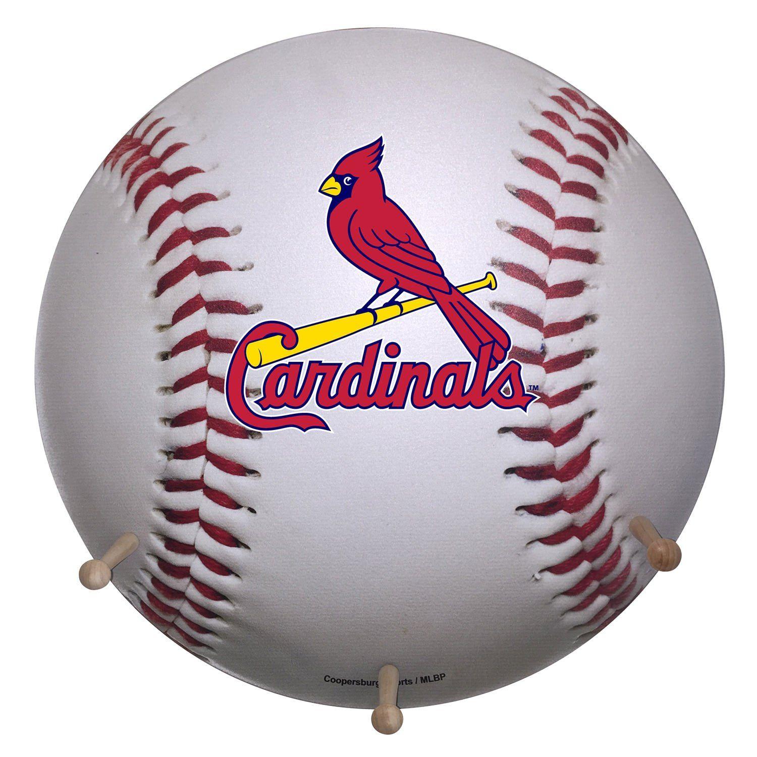 Cardinal On Bat Logo - St. Louis Cardinals Baseball Coat Rack Team Logo