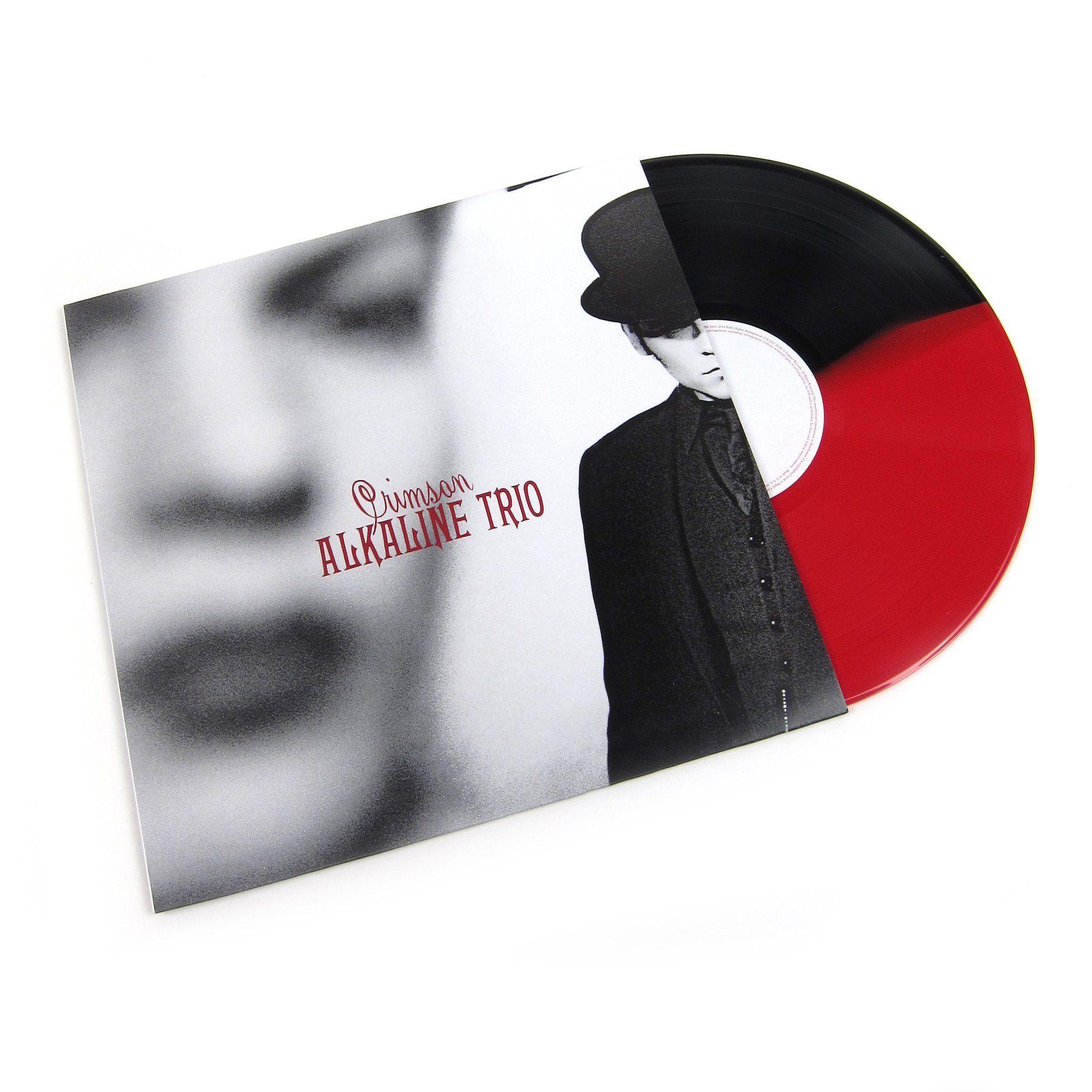 Crimson Colored Logo - Alkaline Trio: Crimson (Black & Red Split Vinyl) Vinyl LP