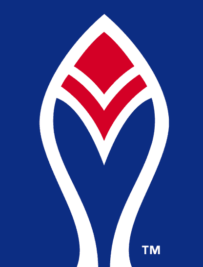 Blue Atlanta Braves Logo - Atlanta Braves Alternate Logo (1972) - A Blue and red feather ...